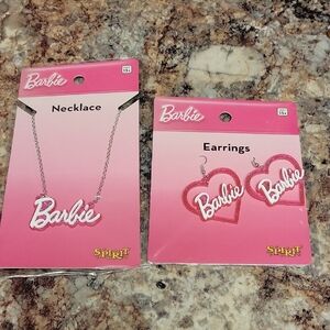 Spirit Barbie Pink Heart Jewelry Set